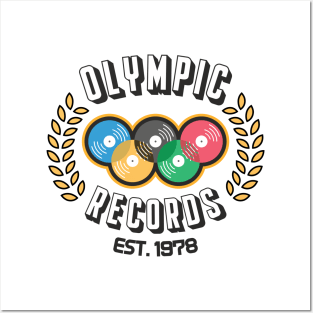 Olympic records Posters and Art